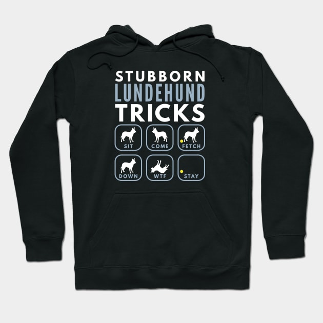 Stubborn Norwegian Lundehund Tricks - Dog Training Hoodie by DoggyStyles